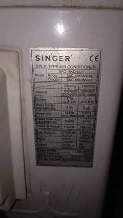 SINGER 1.5 TON INVERTER RUNNING CONDITION