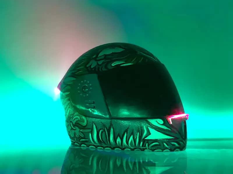 Graffiti Hand painted helmet 4