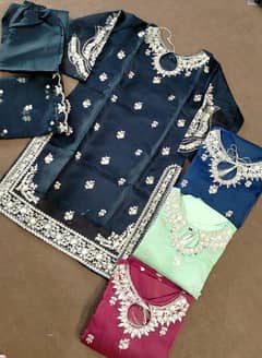 Fancy HANDMADE Embroidery 3Pc