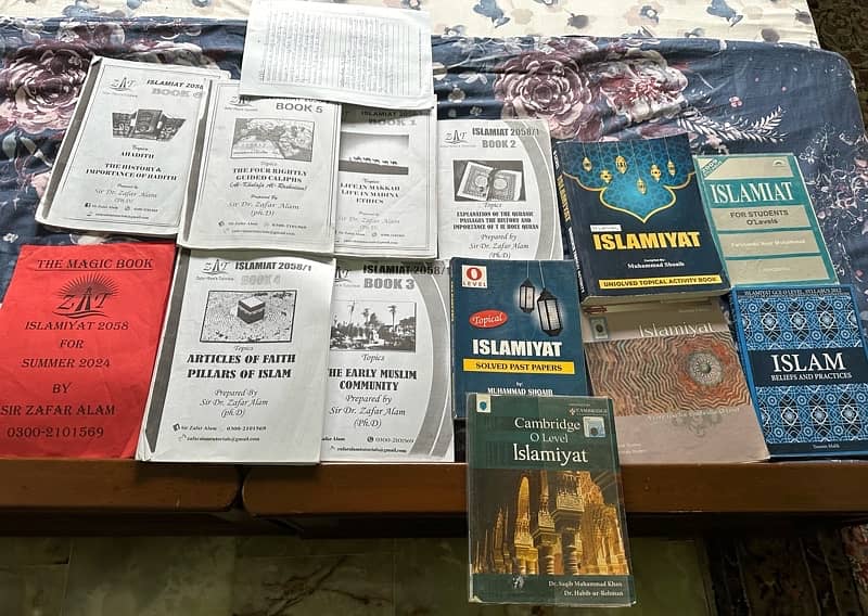 O levels Pakistan Studies, Islamiyat & more complete books & notes 1