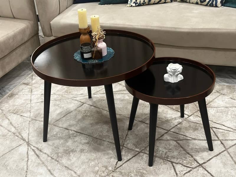 Bean Nesting/Coffee tables (pair of two) 3