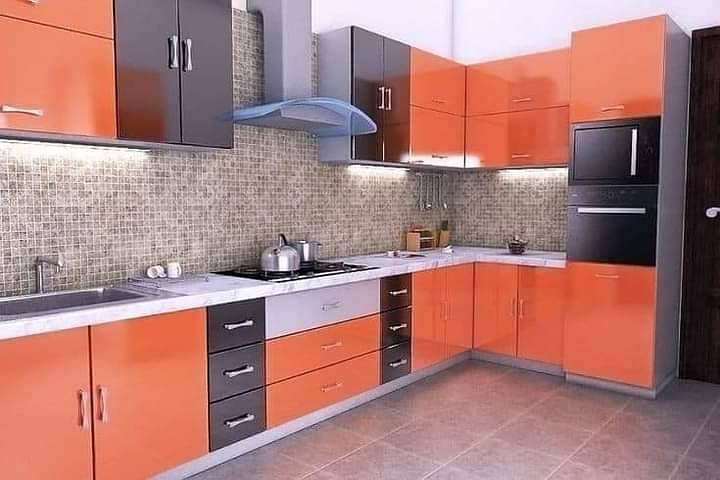 Media Wall/Cupboard/Wardrobes/Kitchen Cabinets/PVC Cabinets/home deco 5