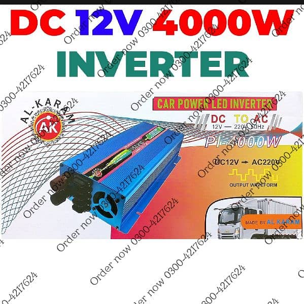 Al Karam 4000W Inverter PI-4000W Digital Display Modified Sine 0