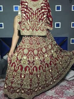 bridal lehenga  used once for 4_5 hours