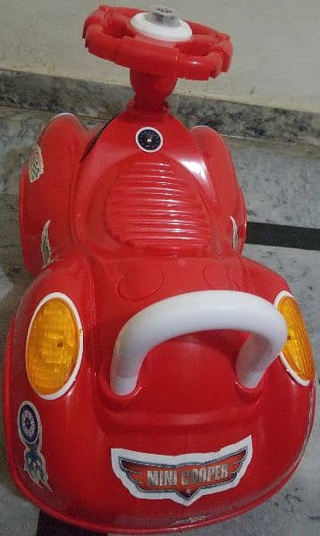 baby car (mini cooper) large size brand new urgent sale 4