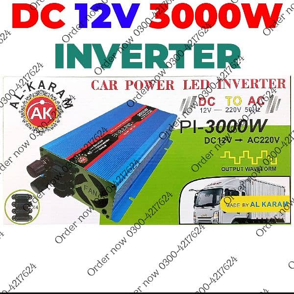 Al Karam 3000W Inverter PI-3000W Digital Display Modified Sine W 0