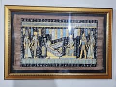 Papyrus Egyptian Painting Glows in the dark