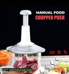 Manual food chopper