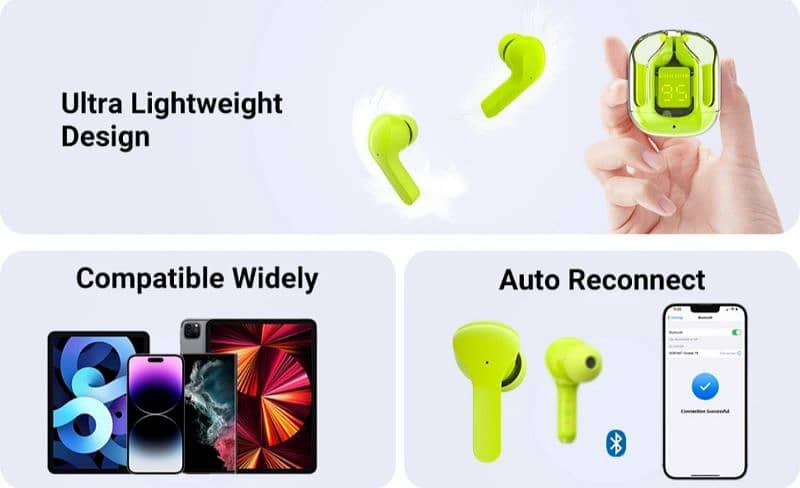 T6 Tws Earpuds Wireless

with LED Display Earphones 6