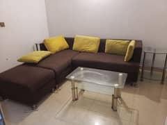 L Shape Sofa Set | 1 Center Table | 2 Side Tables | Sofa Set | Sofa