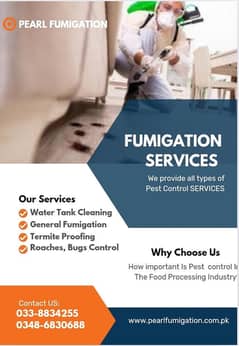 Fumigation | Pest control | Termite control | Water Tank Cleaning