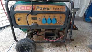 OES Power P6000E (6.5 KVA) used generator in good working condition.