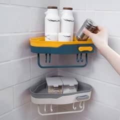 Toilet organizer Rack with hook & Towel holder