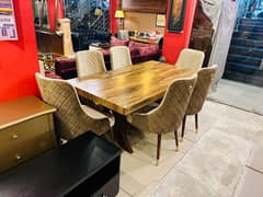 Dining Table with chairs ( 6 seater )