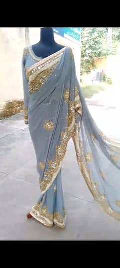 unstitched saree