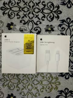 Apple iphone 20watt charger with original cable for sale