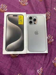 I PHONE 15 pro max 256 just box open