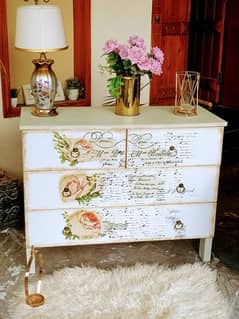 Console Table/ Chester/ Wooden table with drawers