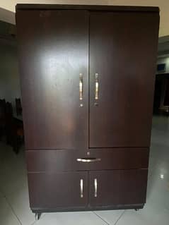 Wardrobe dark brown