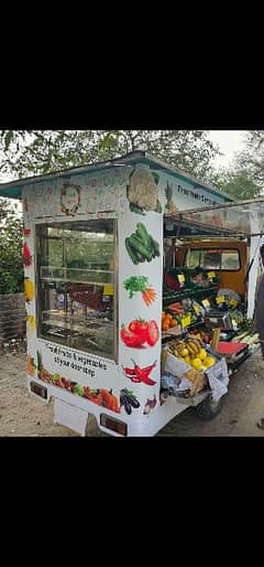 Fruit & vegetable cart/food cart rikshaw