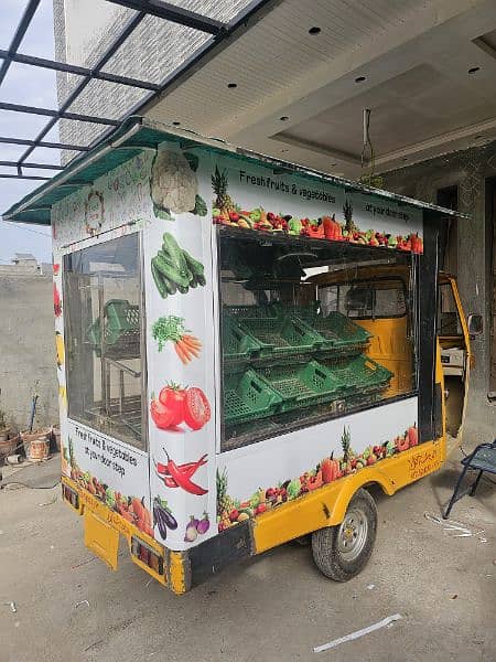 Fruit & vegetable cart/food cart rikshaw 1