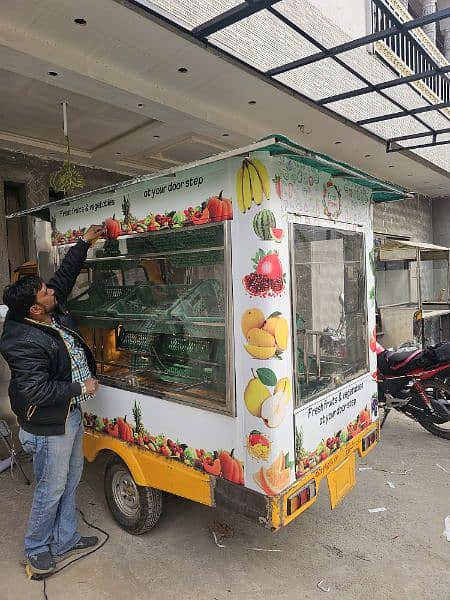 Fruit & vegetable cart/food cart rikshaw 5