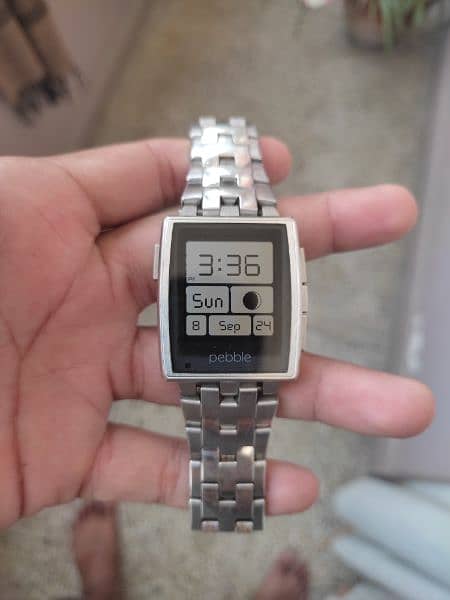 Pebble Steel Smart Watch 0