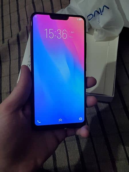 Vivo y85 4gb 64 gb box pack pta Approved 9