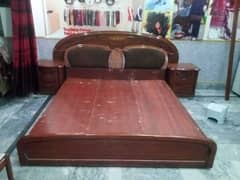 Chinese Design Low Height Wooden Bed