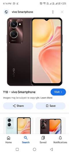 vivo Y18 Boxpack non active brown colour 4/128. . fix price 36000