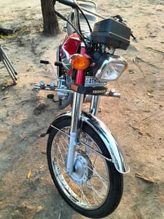 Honda 125 red 2023 model registered number