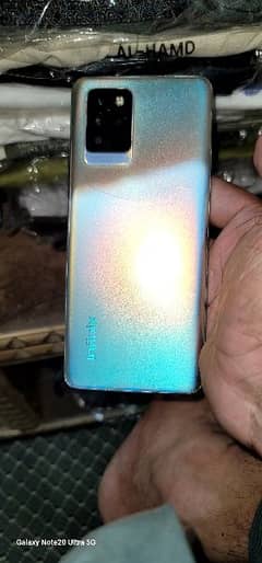 infinix note 10 pro 8gb 128 gb box chrager ok mobile hia