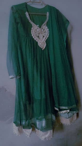 Green frock stitched 0