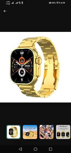 24k gold edition smart watch