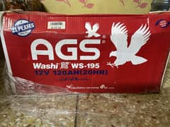 AGS 12v BATTERY 21PLATES WS-195 FOR SALE