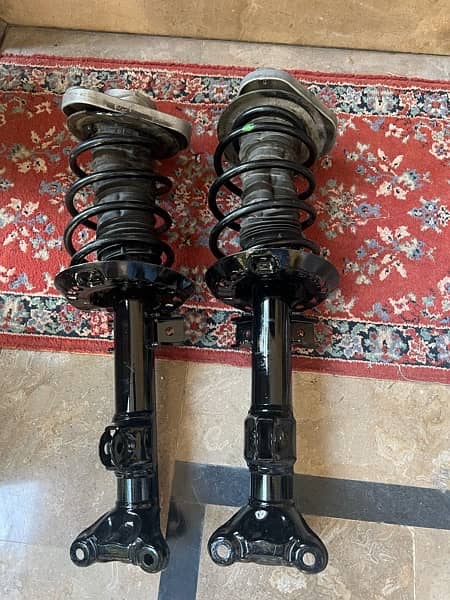 genuine Mercedes E class W212 2009-2016 shocks with springs pair set. 1