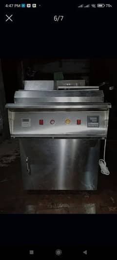 Electric and Gas dual zinger chips fryer