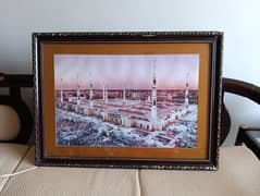 Wall decore lightening scenery of Masjid e Nabvi