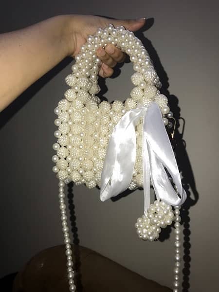 Handmade pearl bag 0