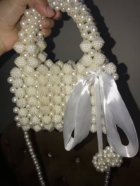 Handmade pearl bag 1