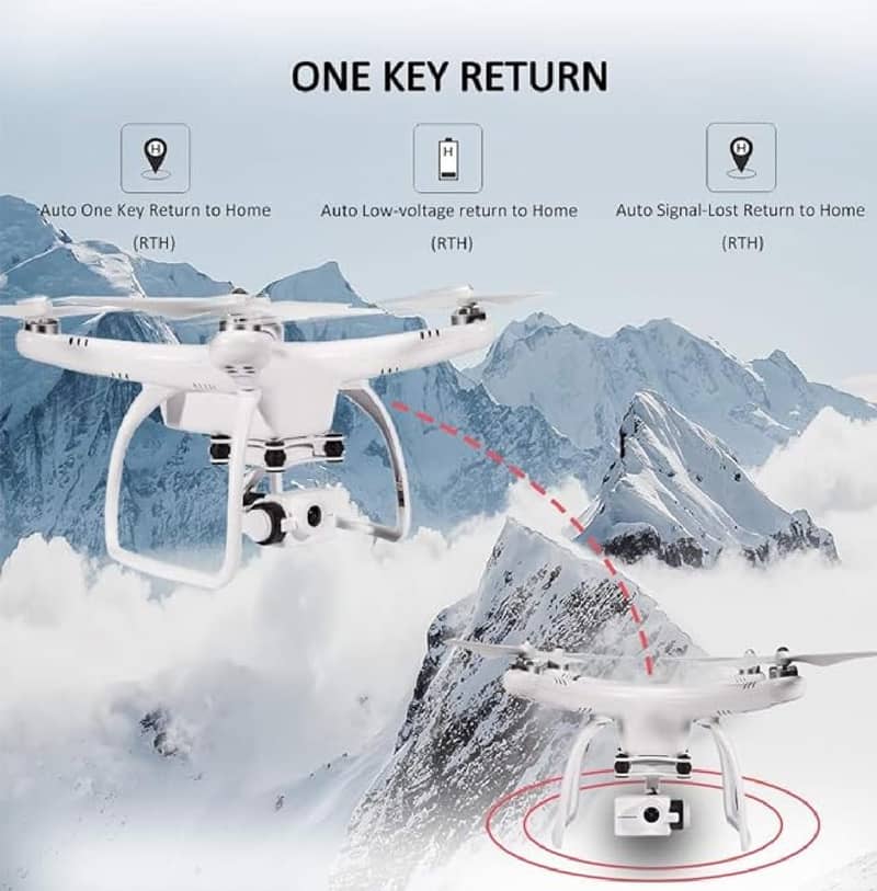 Upair 4k drone camera 4