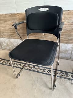 chrome visitor office chair