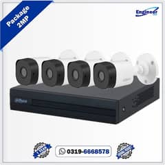 4 Dahua CCTV camera Price in Pakistan Lahore-2 Megapixels Package