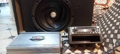 woofer and Amplifier and cd type use oxis