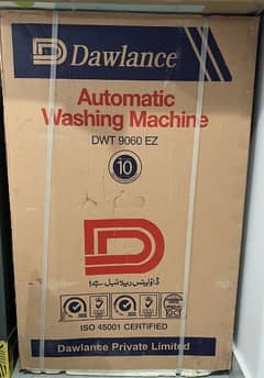 Dawlance fully automatic washing machine model No : DWT 9060 EZ