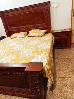 solid wood chinioti bed