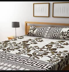 double bedsheets with 2 pillow