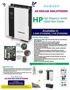 zamdon hybrid 5 kw PV 6000 pure sainwair