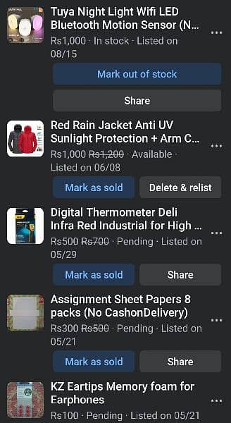 Red Rain Jacket Anti UV Sunlight Protection + Arm Covers 14