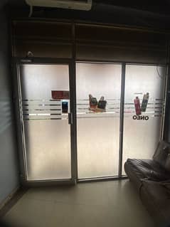 Alamunium glass door